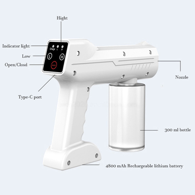 Touch Switch Homecare Medical Equipment Portable Mist Disinfecting Sprayer Blu Ray