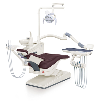 Class II Dental Unit Chair Grey With Rotatable Unit Box