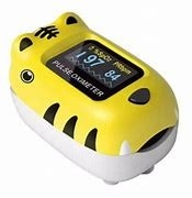 Child Digital Pulse Oximeter Plastic Color Screen Cute Design