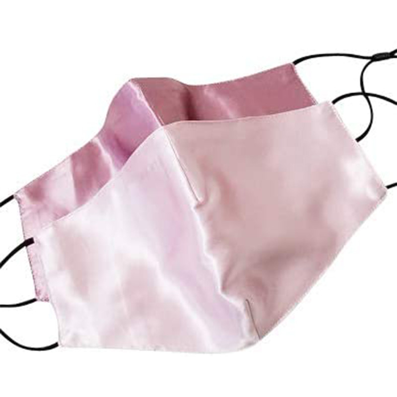 100% Mulberrry Lightweight Silk Fabric 3ply Face Mouth Cover Face Cover Silk Facemask